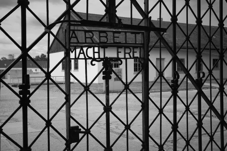 Entrance to Dachau Concentration Camp 14779358755